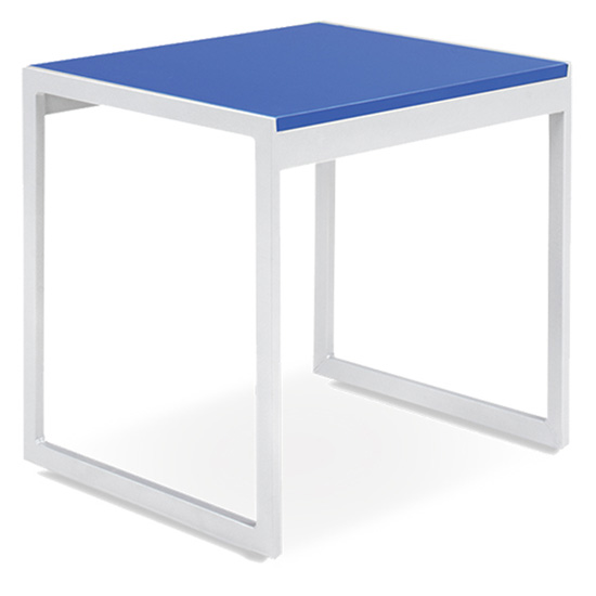 Aria End Table - Blue